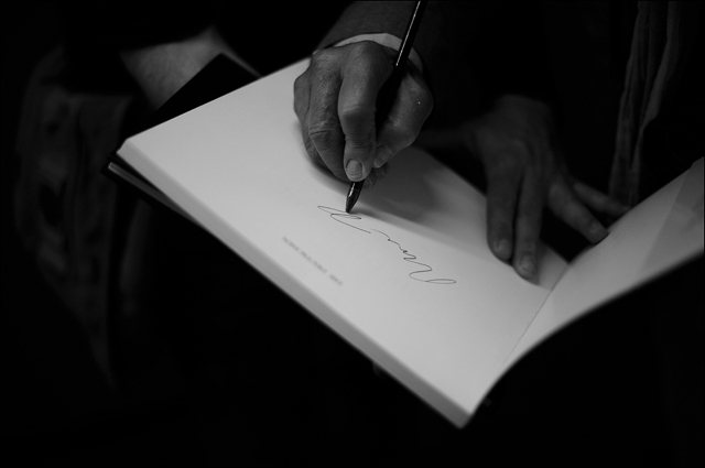 René Burri book signing at Museum für Gestaltung Zürich